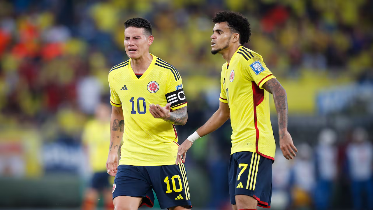 James Rodríguez y Luis Díaz, los más opcionados por los colombianos para marcarle goles a Argentina.