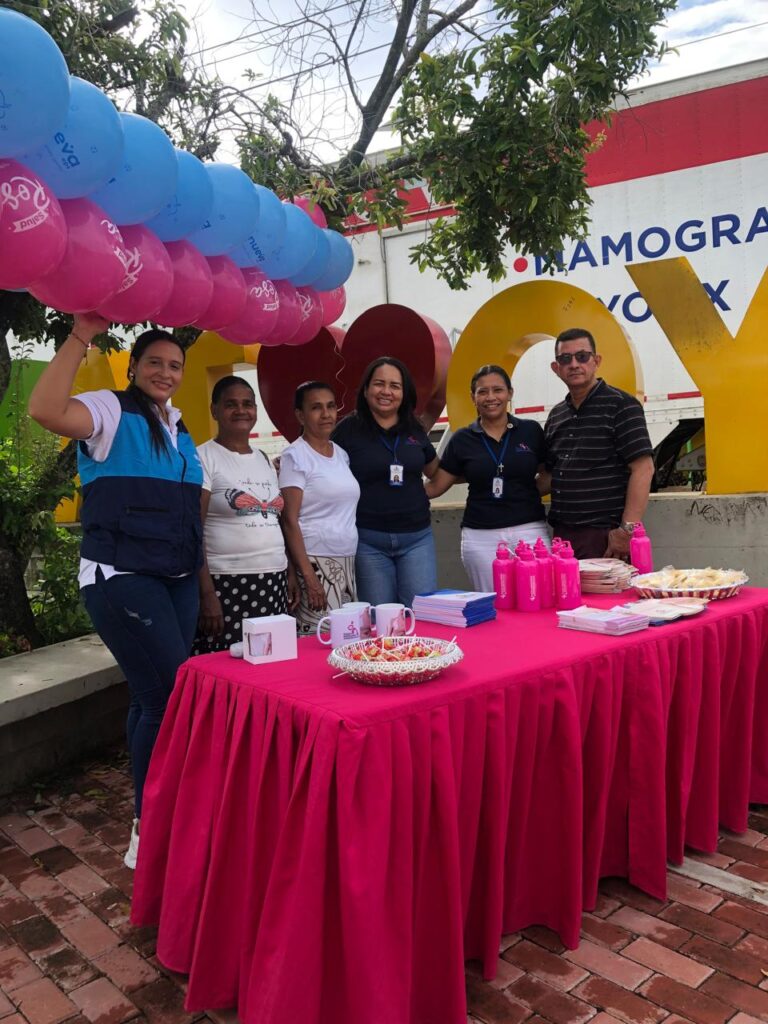 Jornadas de diagnóstico con mamografías de puesto móvil de Imagen Radiológica Diagnóstica S.A.S. en Tamalameque. Foto: Cortesía.