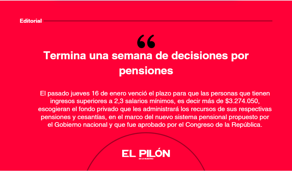 Termina una semana de decisiones por pensiones