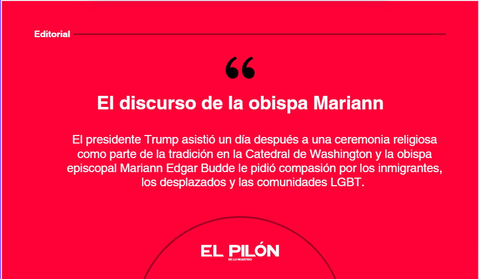 El discurso de la obispa Mariann