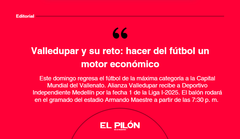 Valledupar y su reto: hacer del fútbol un motor económico