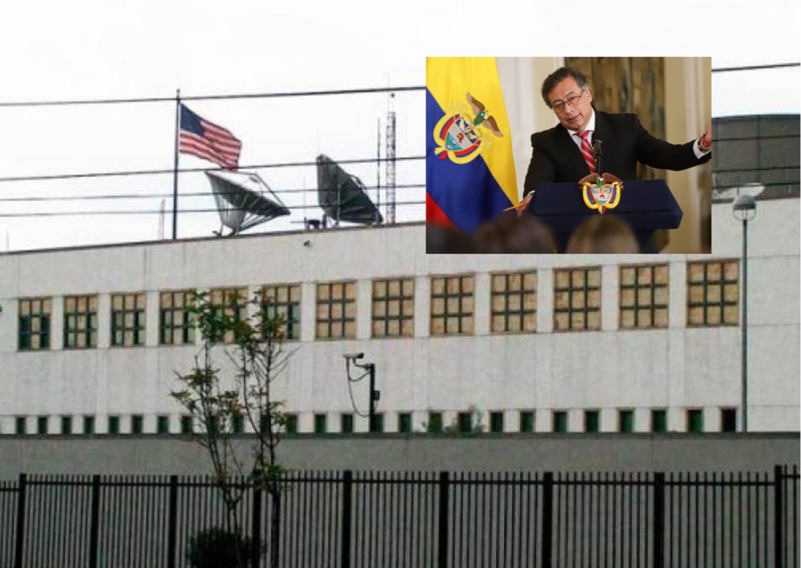 Embajada de Estados Unidos cerró sección de Visas en Colombia por negativa del presidente.