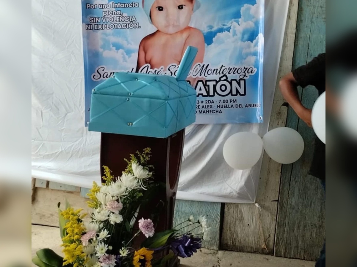 PIE DE FOTO: El menor fue sepultado en medio de un profundo dolor en el corregimiento de Villa Germania, Valledupar. Foto: Cortesía