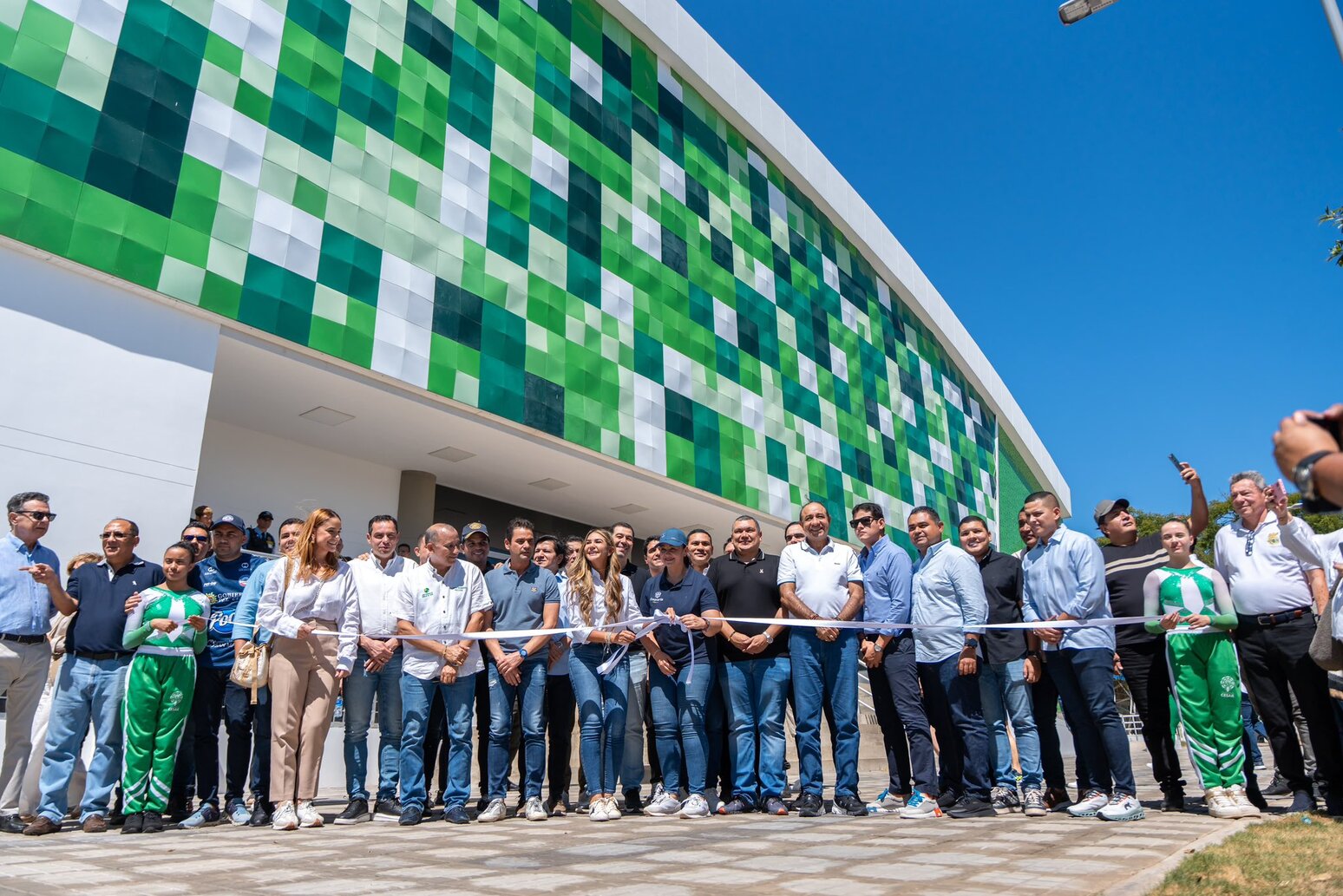 Inauguración de la piscina de la UPC de Valledupar.