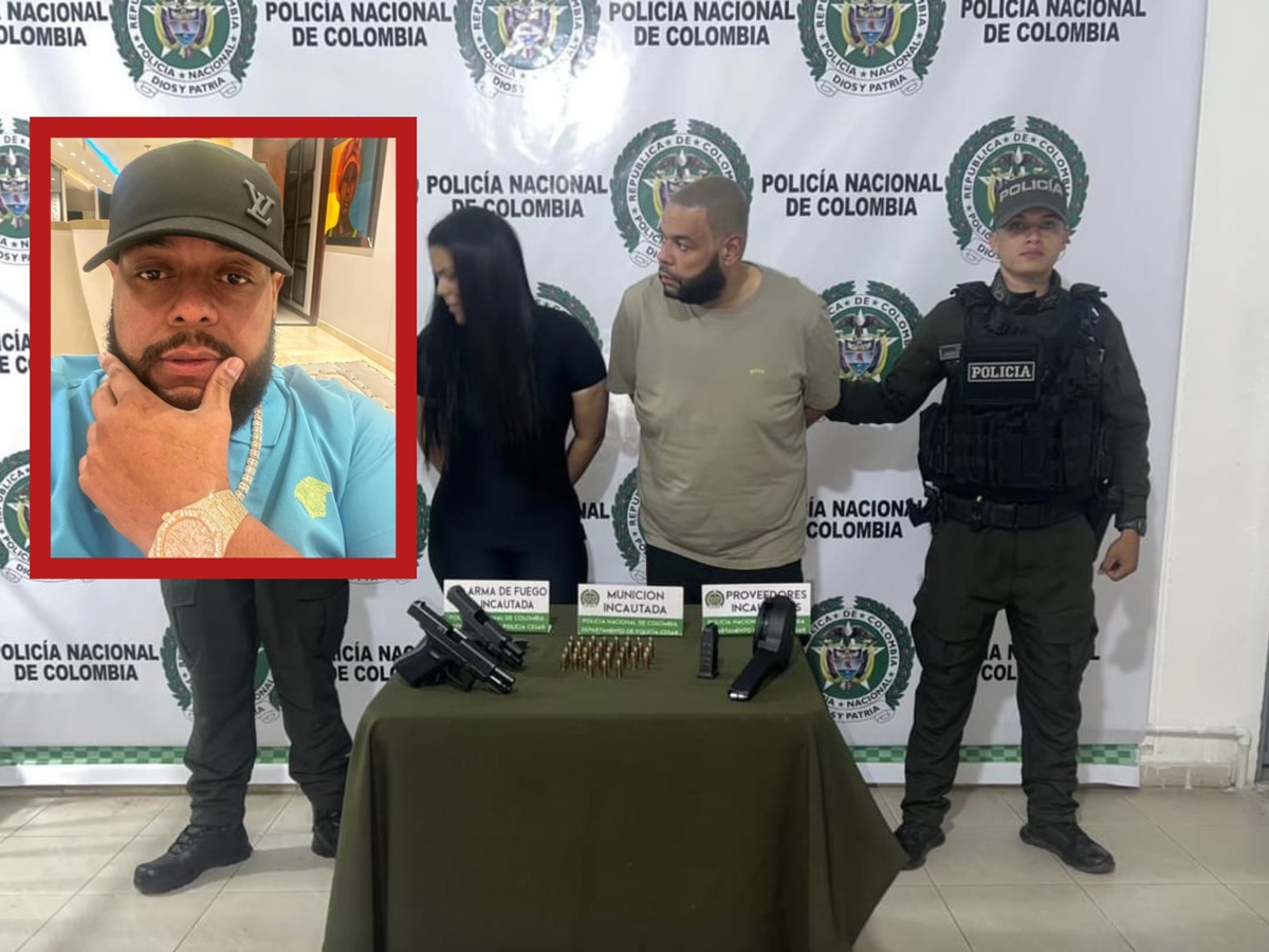 PIE DE FOTO: ‘El Dominicano’, fue capturado y llevado hasta la URI. Foto: Policía Metropolitana