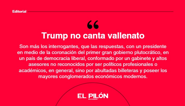 Trump no canta vallenato