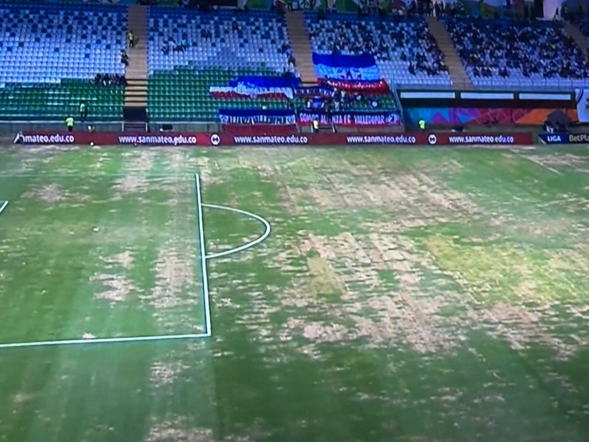 Valledupar en el ojo del huracán por el pésimo estado de la grama del estadio Armando Maestre