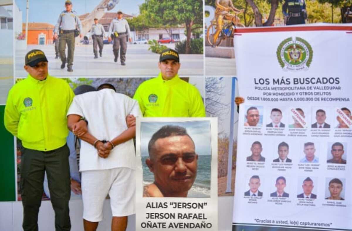 Deudas de drogas y homicidio: el oscuro historial que llevó a la cárcel a uno de los más buscados en Valledupar