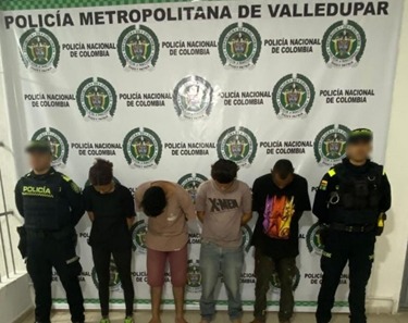 Cuatro capturados por pintar grafitis ‘¿Quién carajo es Caicedo?’ en Valledupar