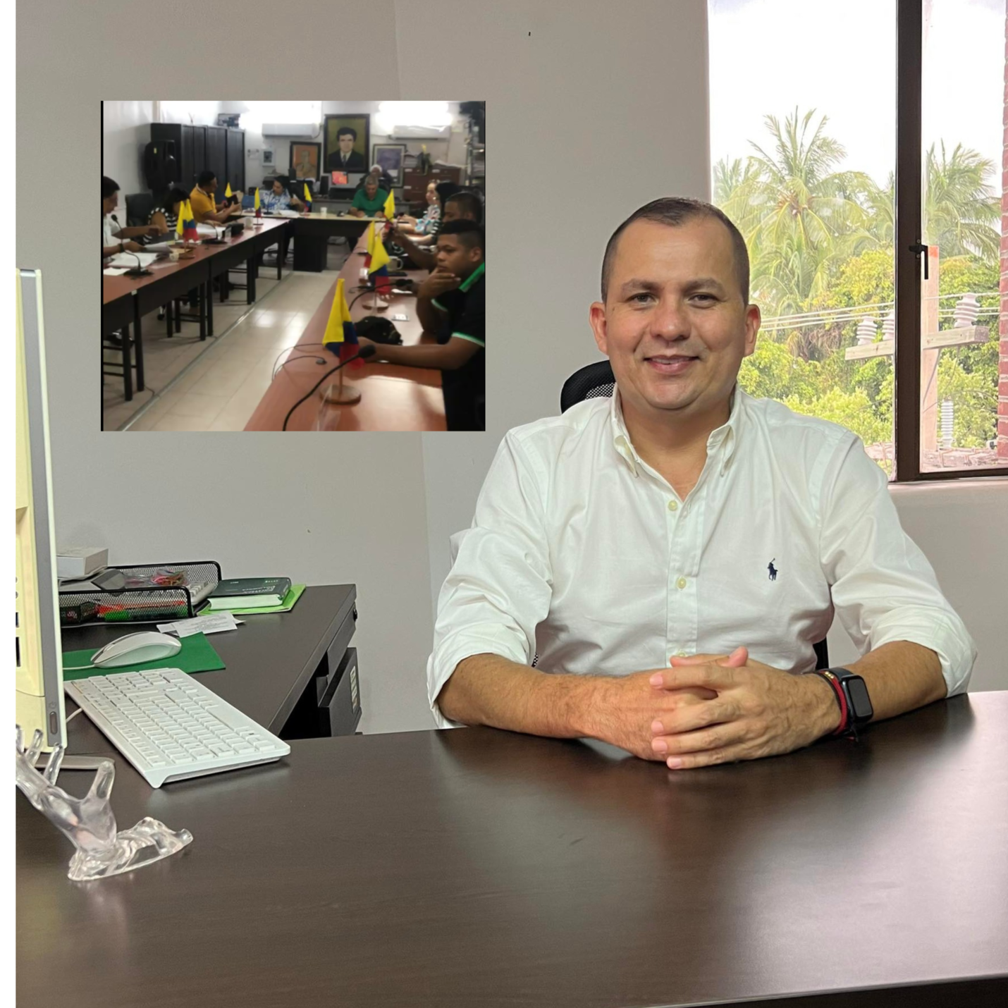 Alcalde de La Paz, Wilson Rincón.