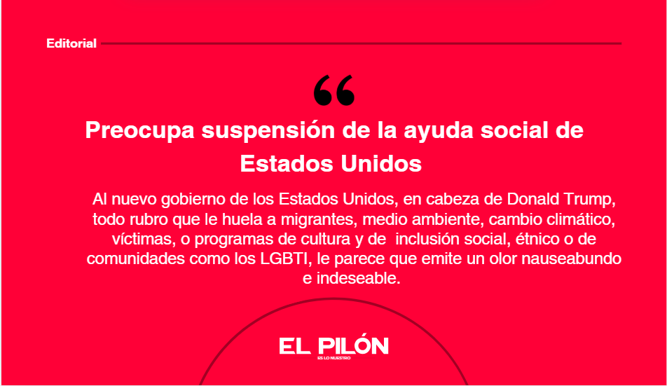 Preocupa suspensión de la ayuda social de Estados Unidos