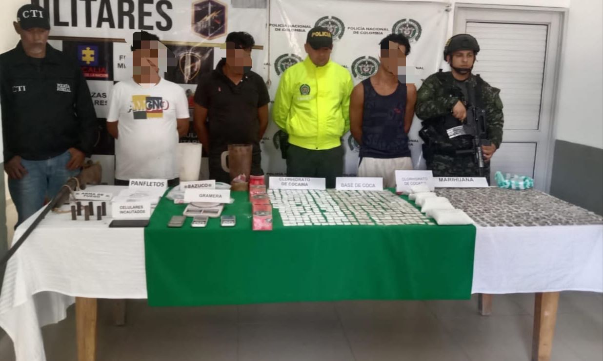 Golpe al crimen: desarticulan red extorsiva del Clan del Golfo en el Cesar