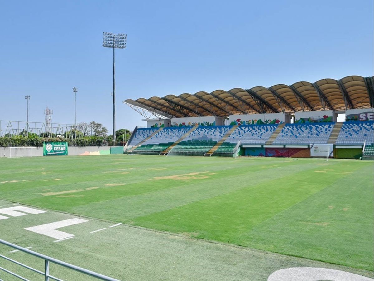 ¿Está lista la grama del estadio de Valledupar para recibir el juego Alianza-Nacional?