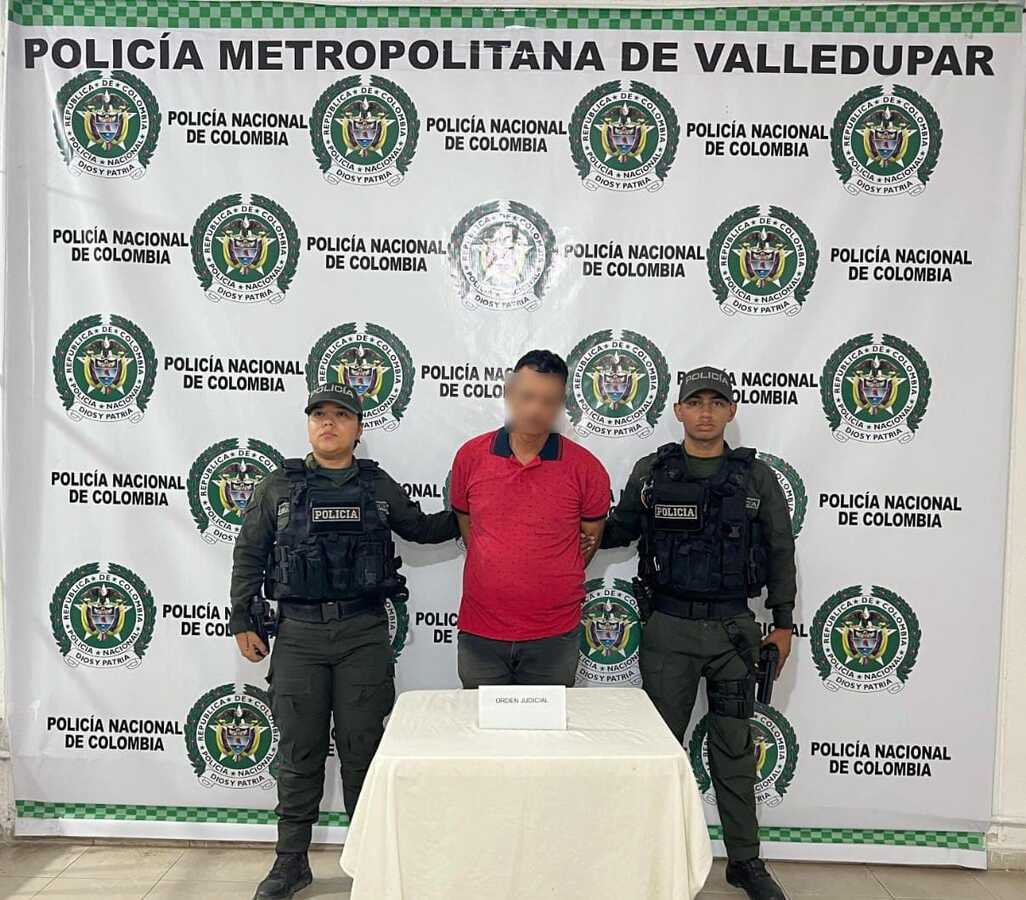 Capturan a hombre condenado a 21 años por intentar matar a su expareja a puñaladas en Valledupar