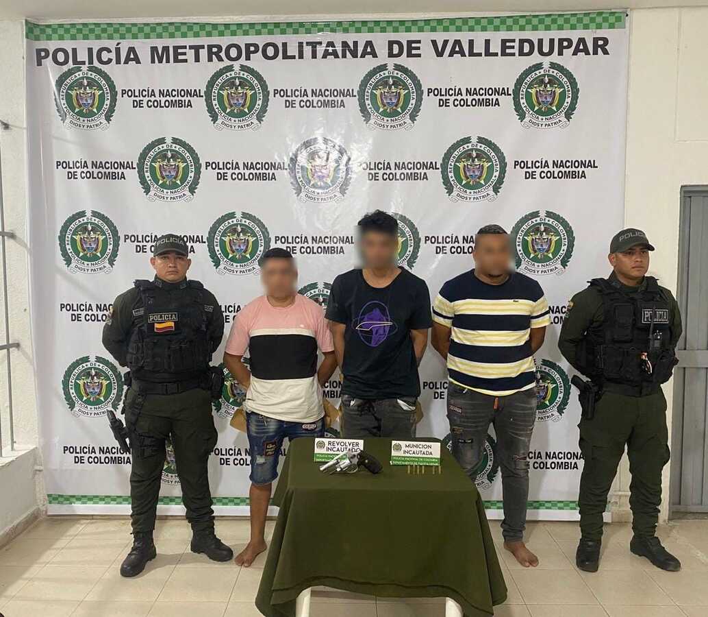 Capturan a los presuntos responsables de herir a una adolescente durante un hurto en Valledupar