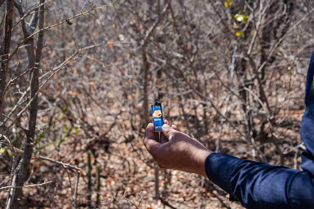 Durante el incendio en el cerro DPA de Valledupar, se encontraron elementos incendiarios que pudieron provocar la conflagración sin control. Foto: Jesús Ochoa.
