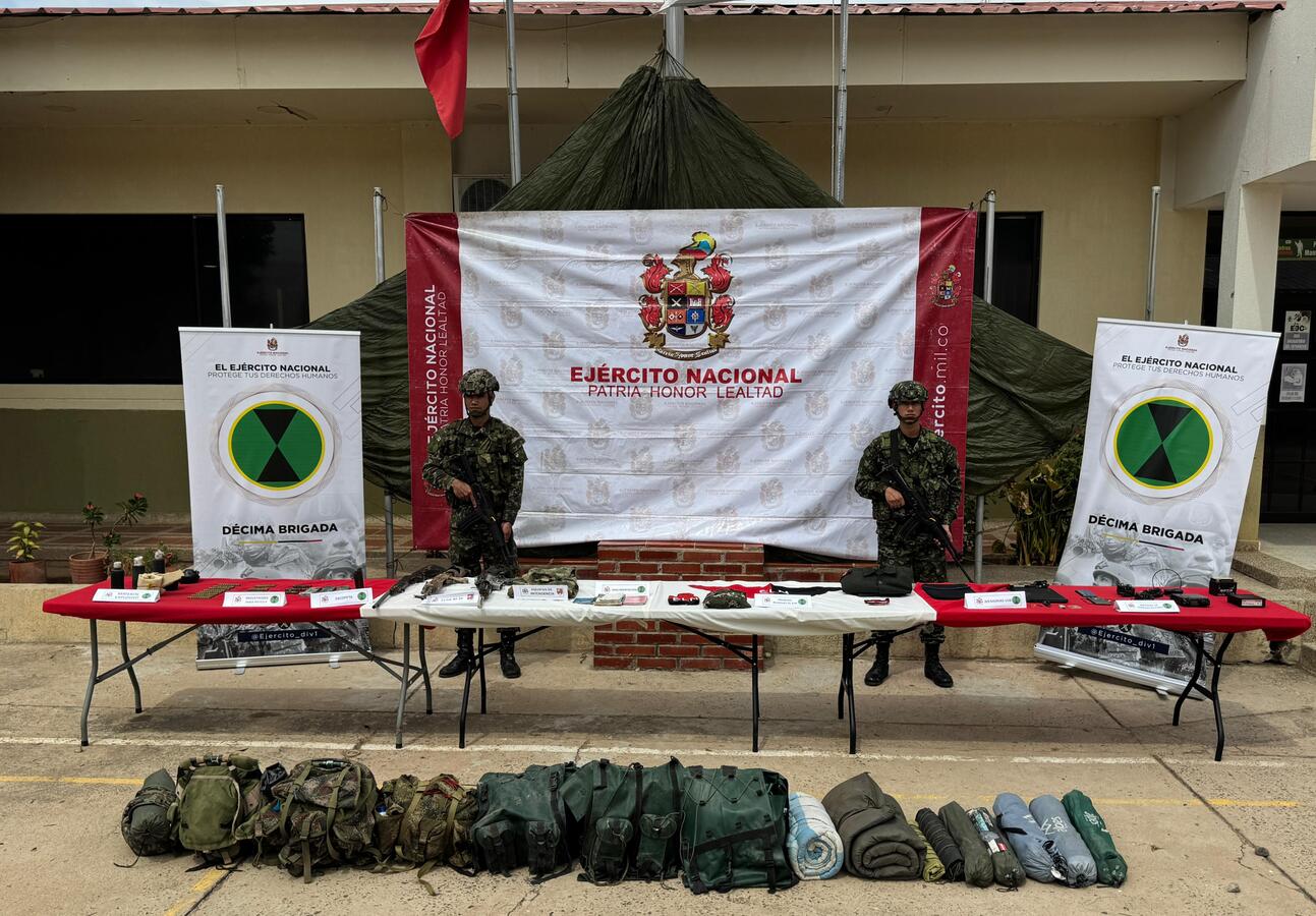 Ejército abate a integrante del ELN en combate en La Paz, Cesar: incautan explosivos y armas tras el enfrentamiento