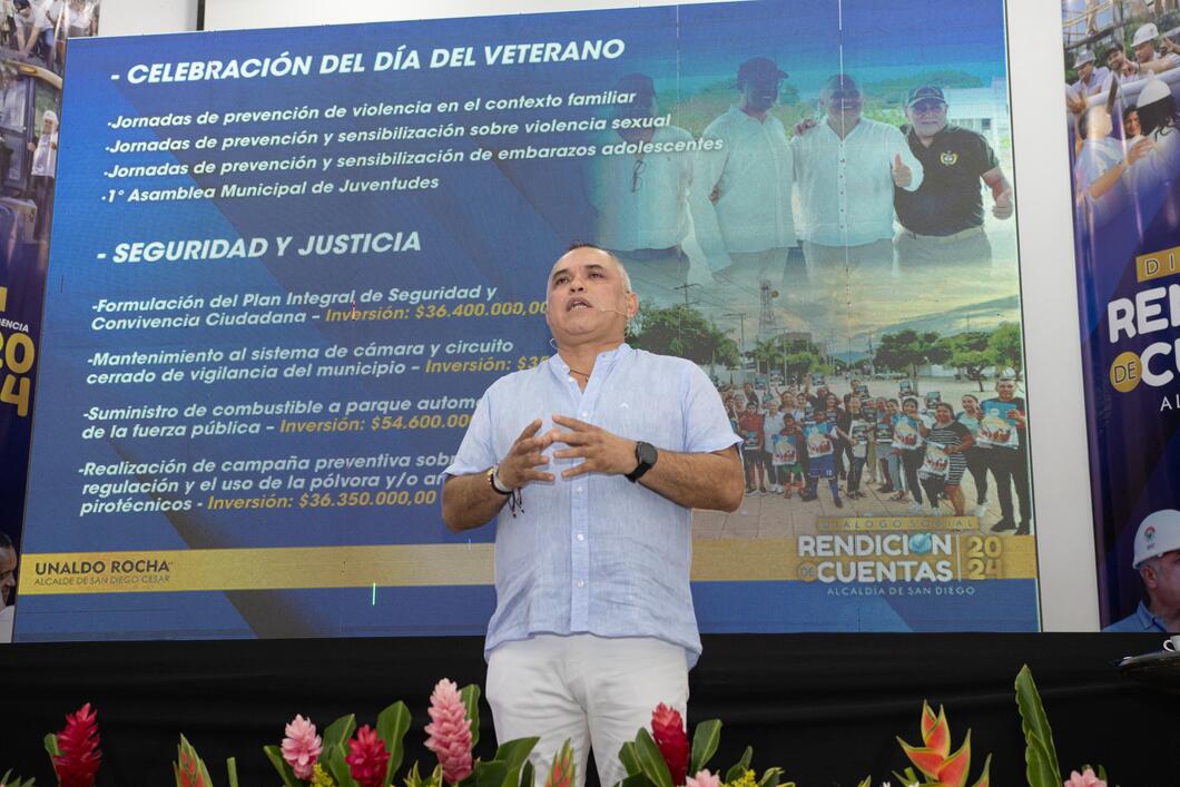 Alcalde de San Diego, Unaldo Rocha.