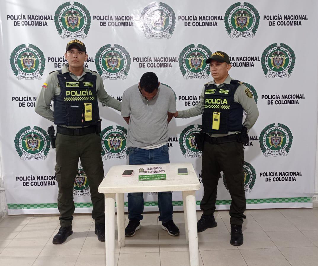 Capturan a ladrón en Centro Histórico de Valledupar: robó celulares a dos universitarias