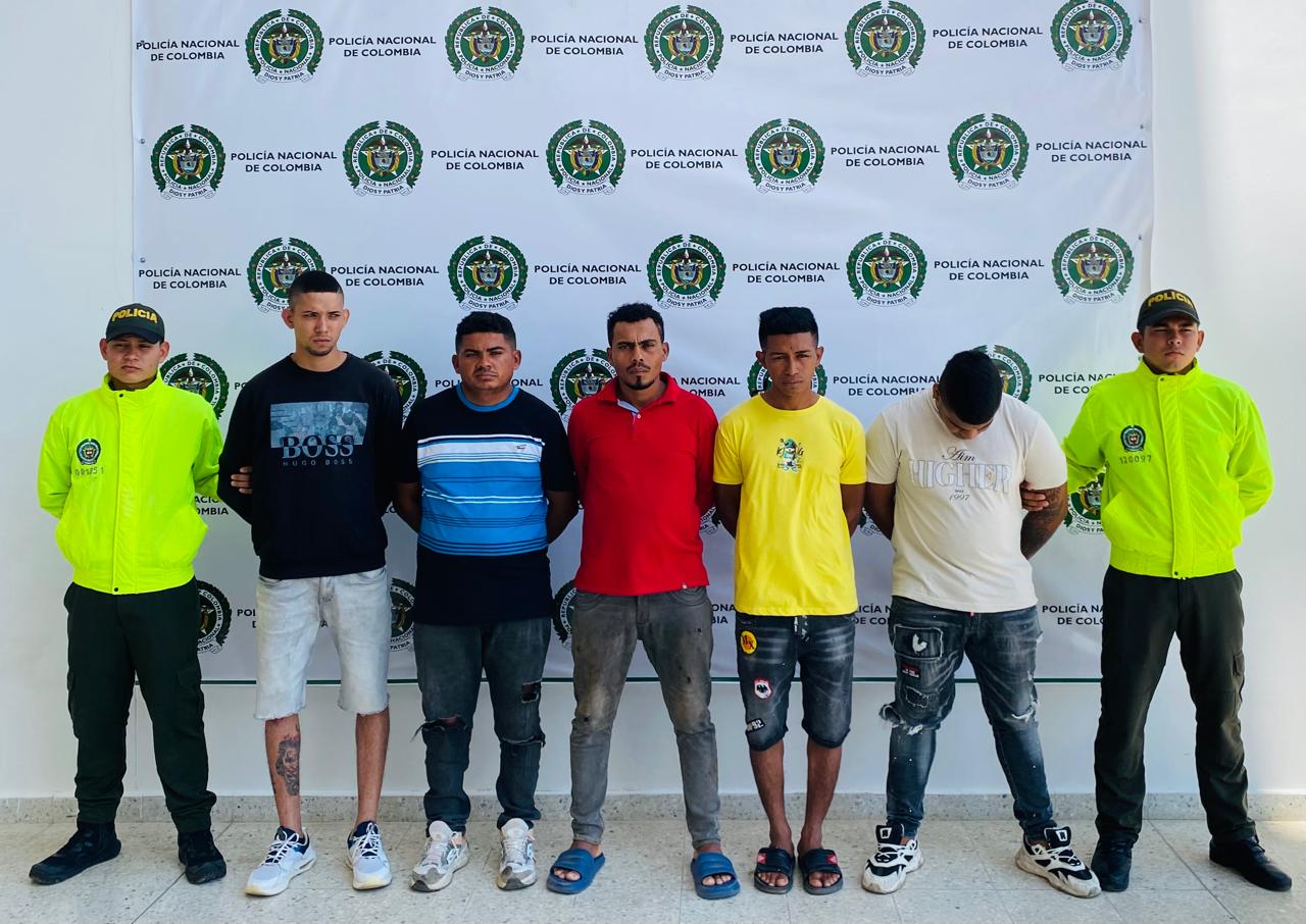 Desarticulan ‘Los Cabezones’, la banda que robaba vehículos y extorsionaba en Valledupar
