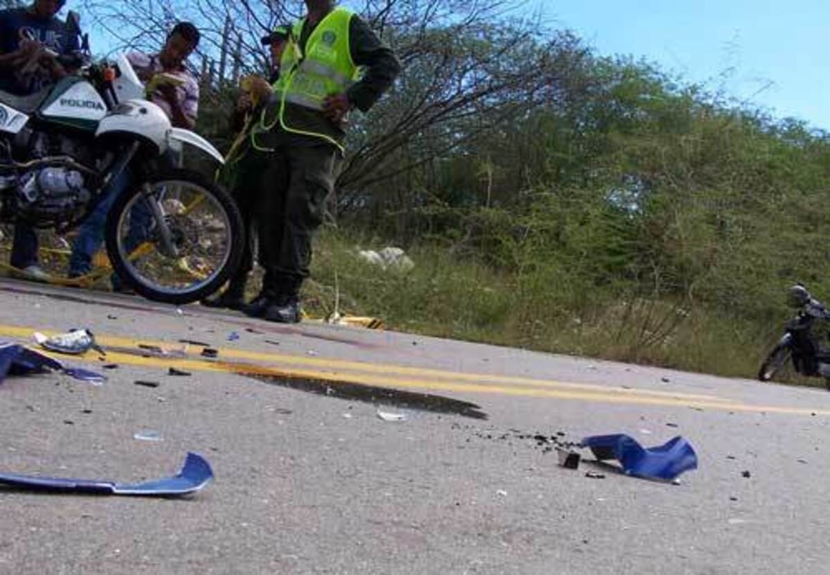 Dos muertos en accidentes de tránsito en vías del Cesar