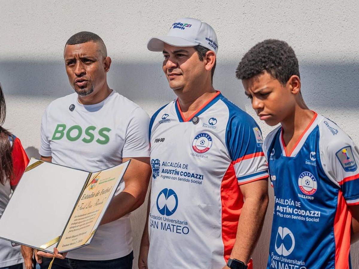 Farid Díaz fue homenajeado en Codazzi: estadio de la Villa Olímpica llevará su nombre