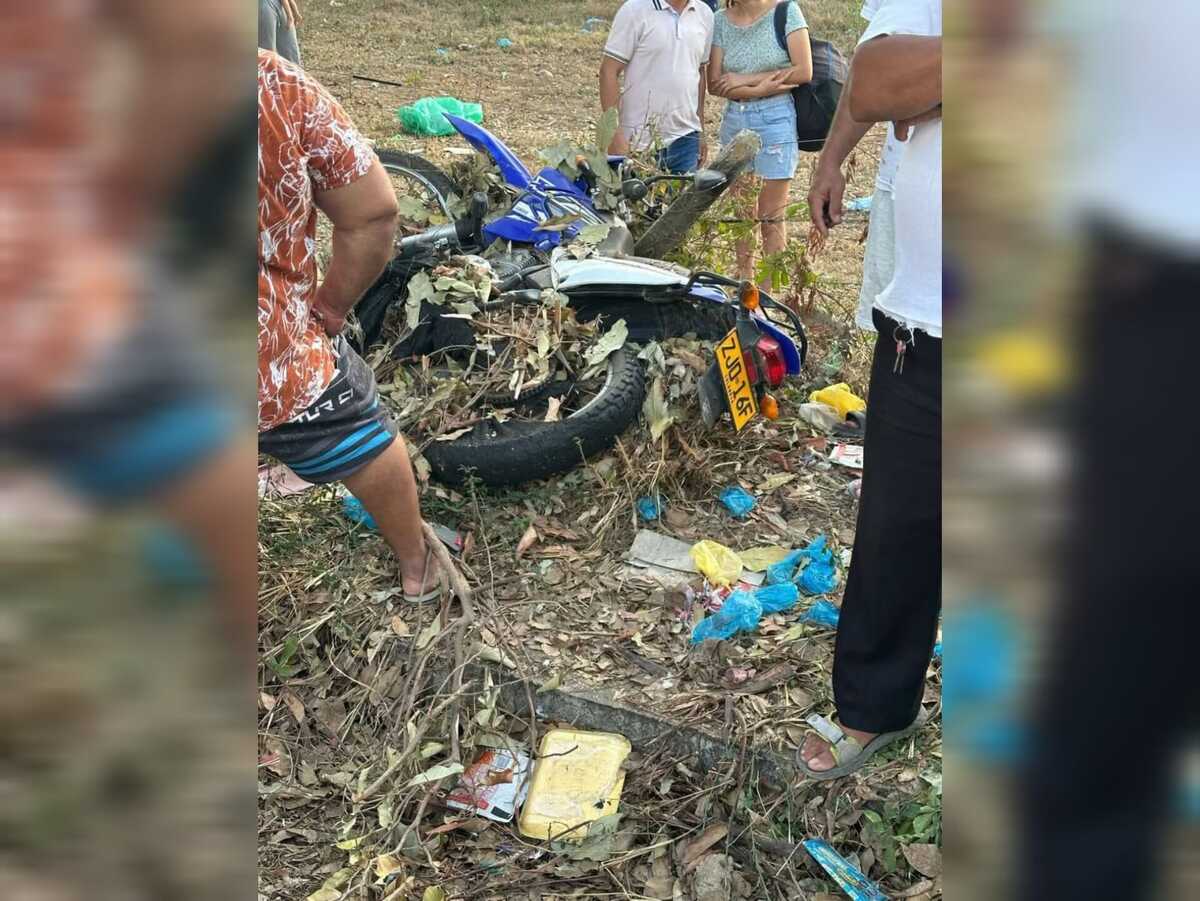 Motociclista muere al chocar contra una cerca en Aguachica
