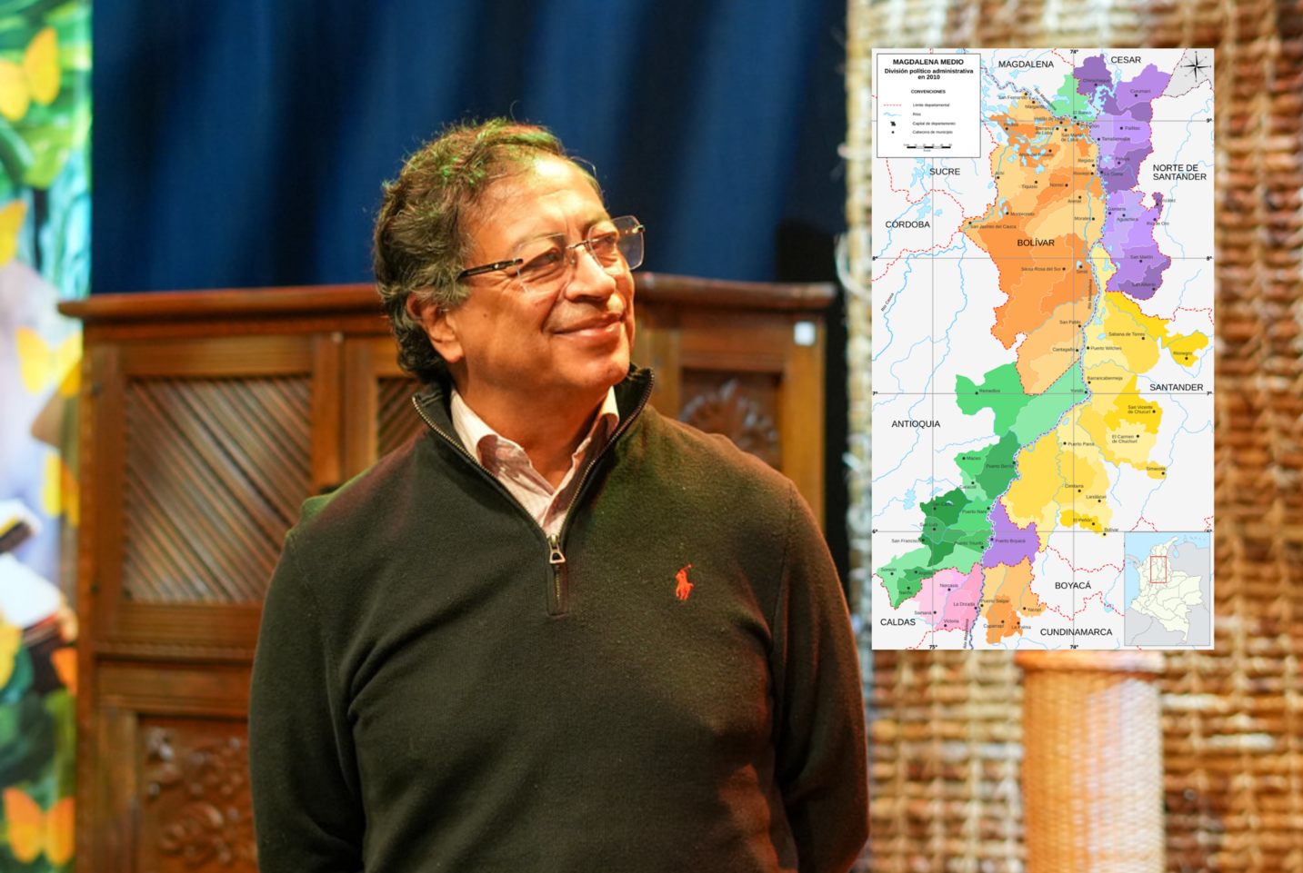 Presidente Petro propone crear nuevo departamento.