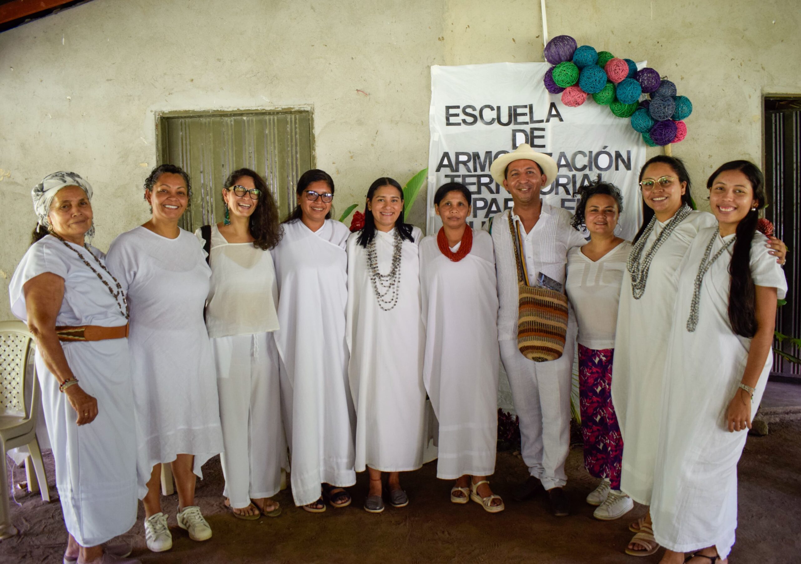 Las actividades que se realizarán en el Centro Mildred Montero se construyen colectivamente en los corregimientos kankuamos, pero necesitan una sede. Foto: Cortesía.