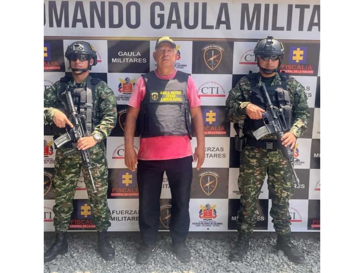 Gaula Militar rescata a hombre secuestrado por el Clan del Golfo en Cesar