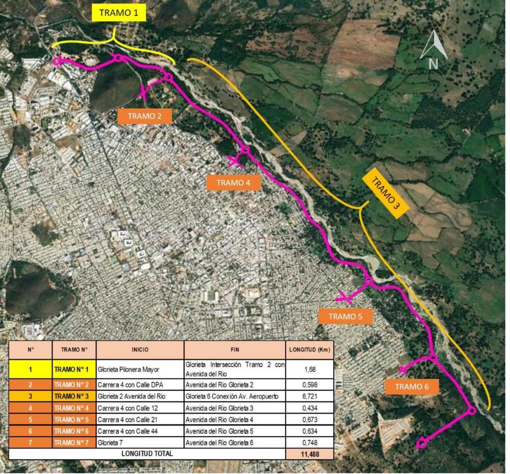 Así será la construcción de la controversial Avenida del Río de Valledupar