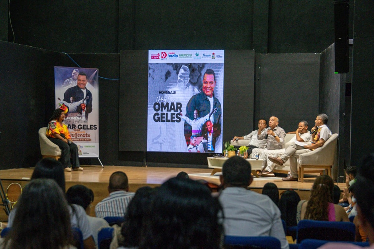 La genialidad de Omar Geles en la música vallenata fue honrada en un conversatorio de EL PILÓN