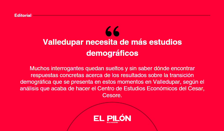 Valledupar necesita de más estudios demográficos