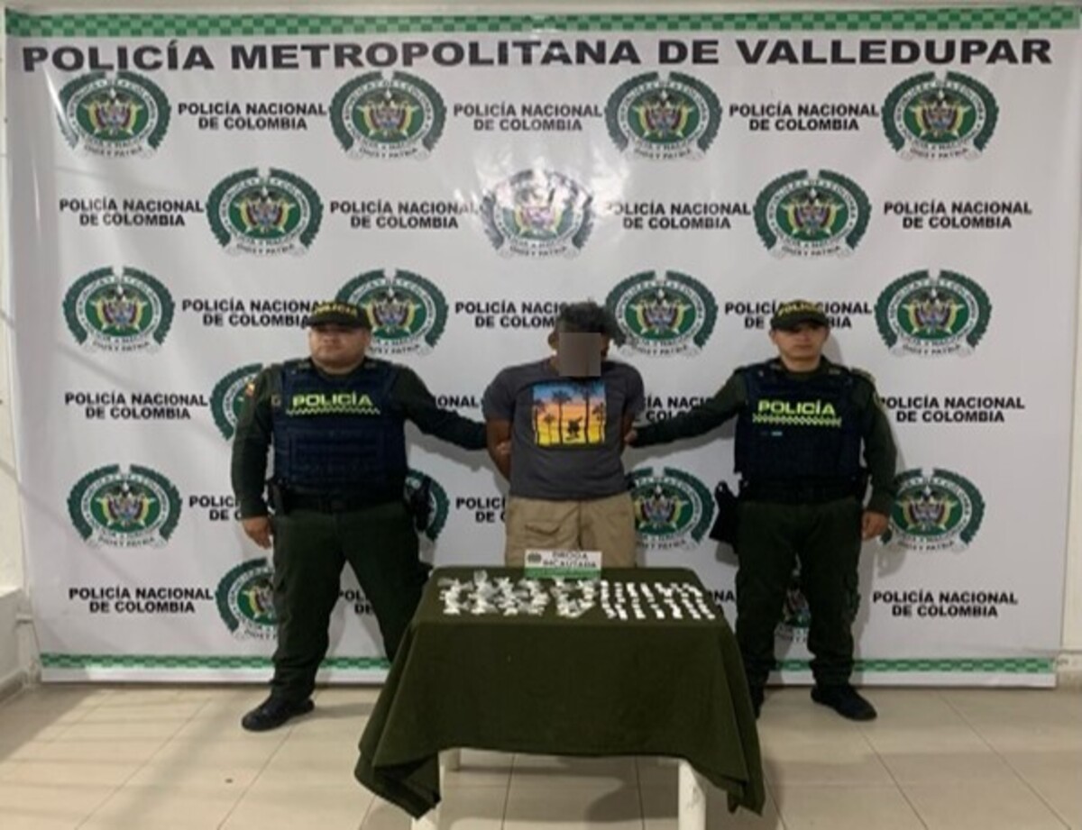 Capturado en flagrancia con drogas en el Primero de Mayo de Valledupar