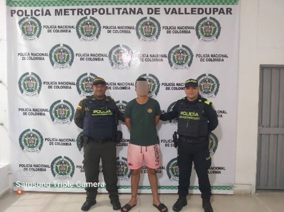Capturan a hombre que agredió a su familiar adulto mayor en Valledupar