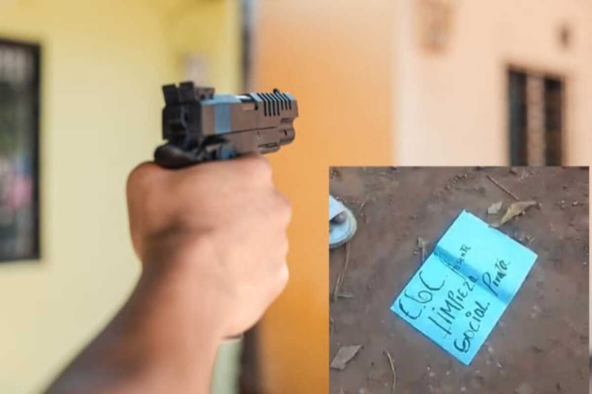 Albañil es asesinado en Bosconia y dejan panfleto con mensaje de grupo armado