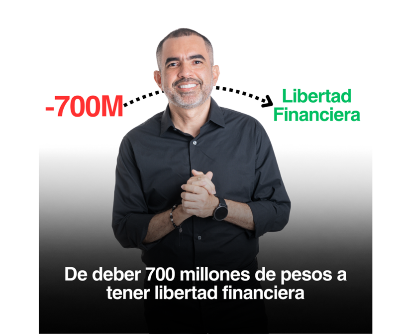 De deber 700 millones a tener libertad financiera: Fito Cotes dará masterclass gratuita este sábado