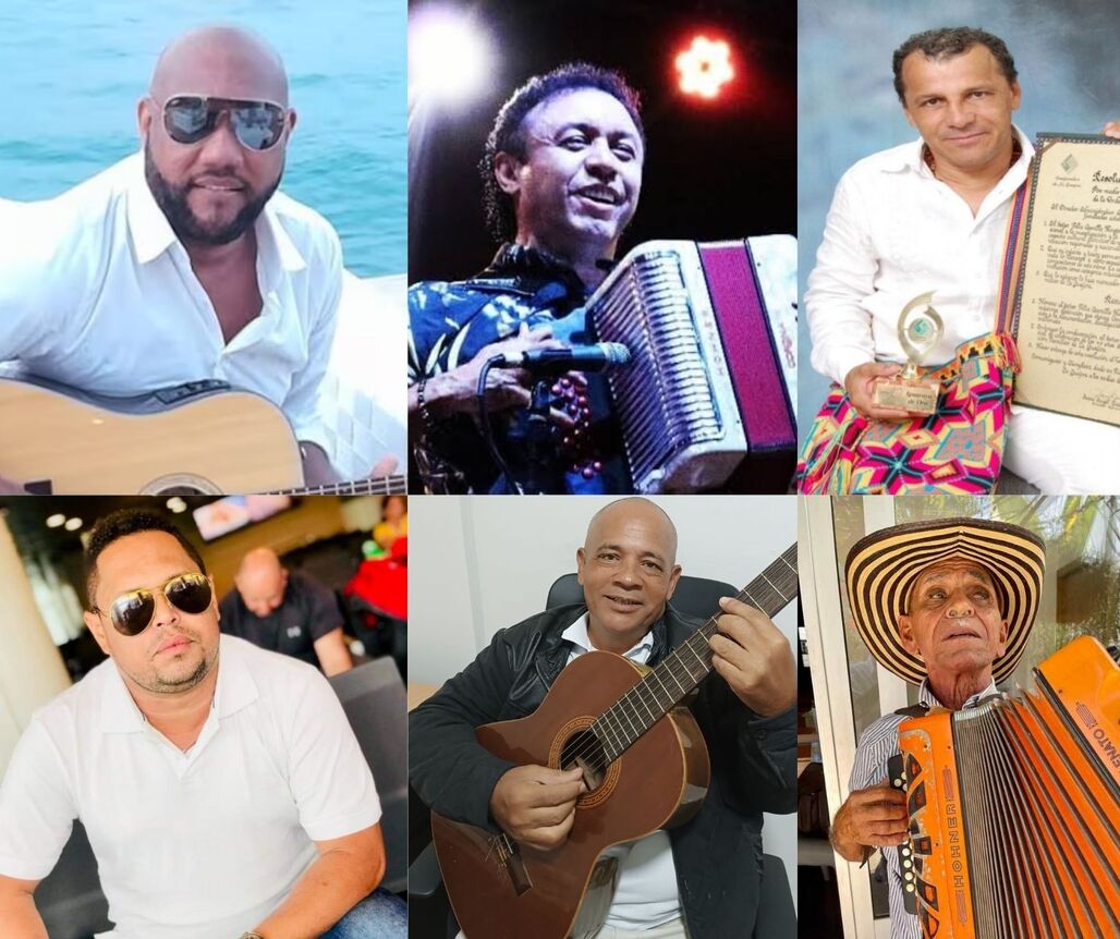 Foto de compositores que buscan coronarse como reyes de la canción inédita.