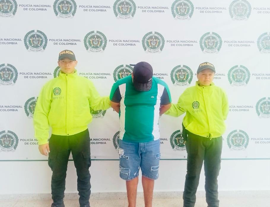 Capturan a hombre con amplio prontuario criminal por agredir a su pareja en Valledupar