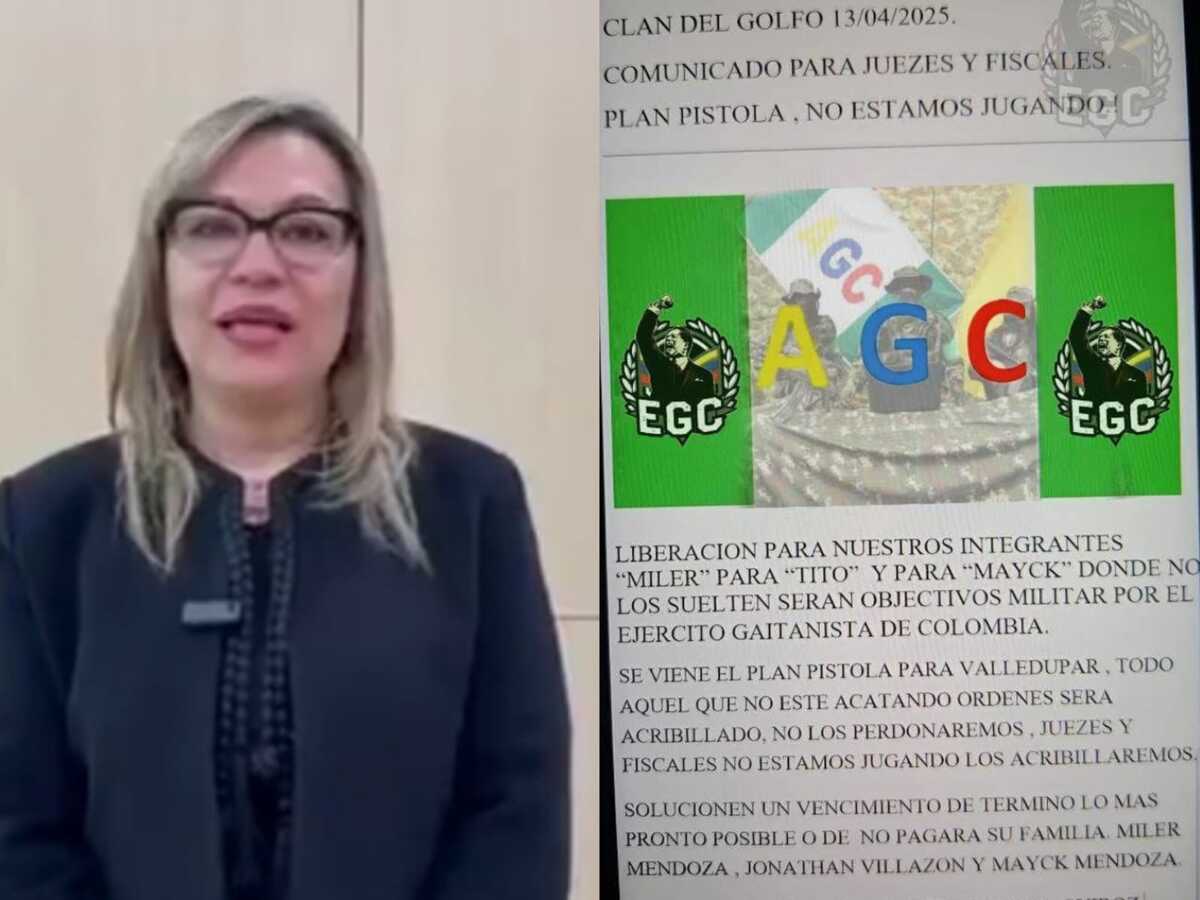 Magistrada Acosta condena amenazas contra jueces y fiscales en el Cesar