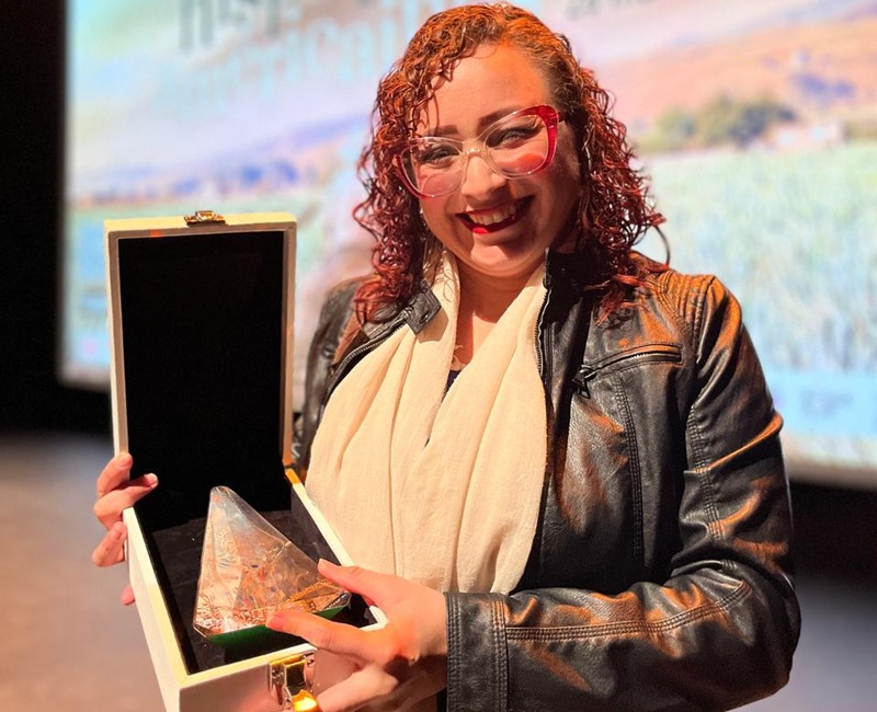 “Es un aval para cosas importantes”: Nina Marín tras ganar premio en Francia por la película ‘Tierra Quebrá’