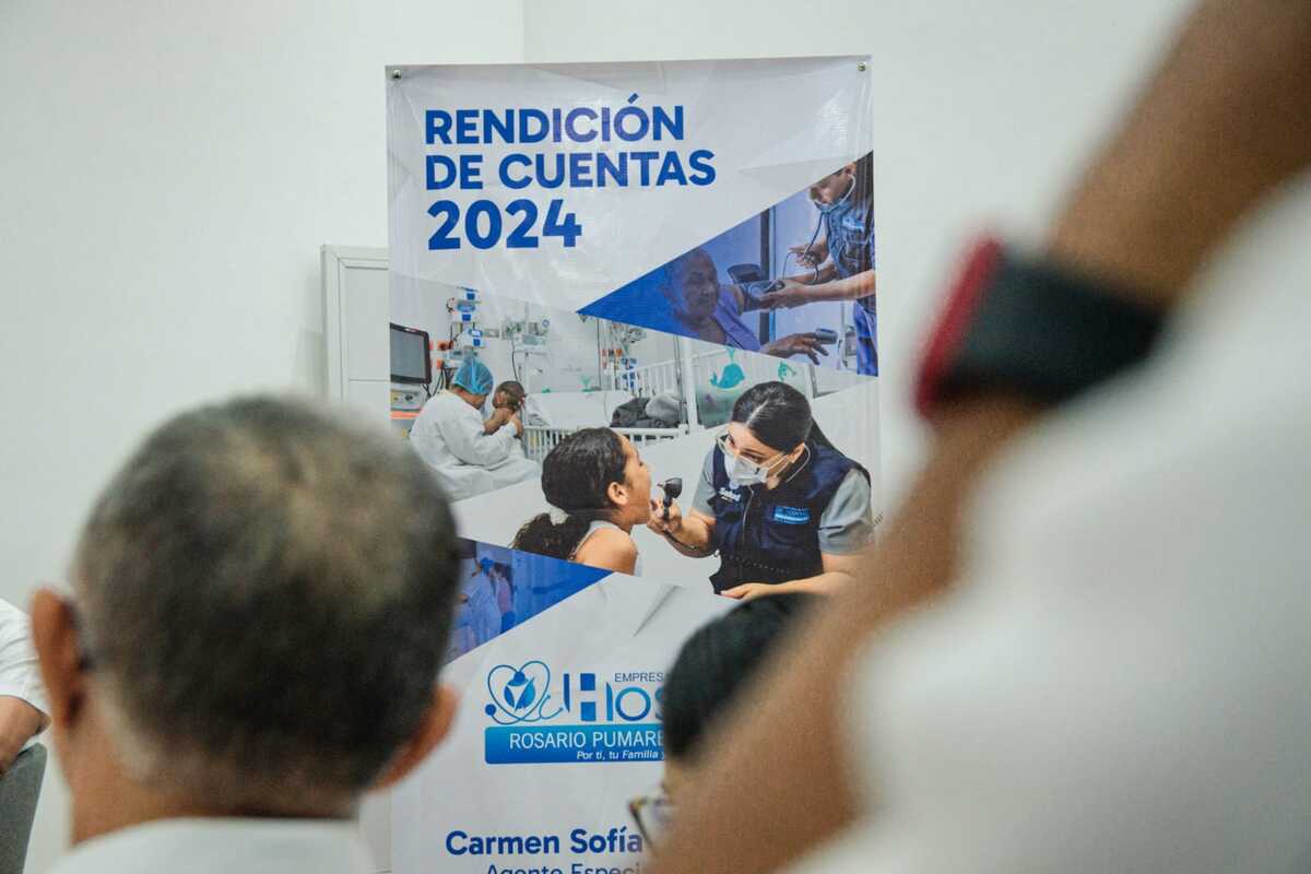 Rendición de cuentas Hospital Rosario Pumarejo. Foto: Jesús Ochoa.
