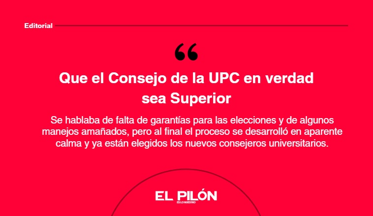 Que el Consejo de la UPC en verdad sea Superior