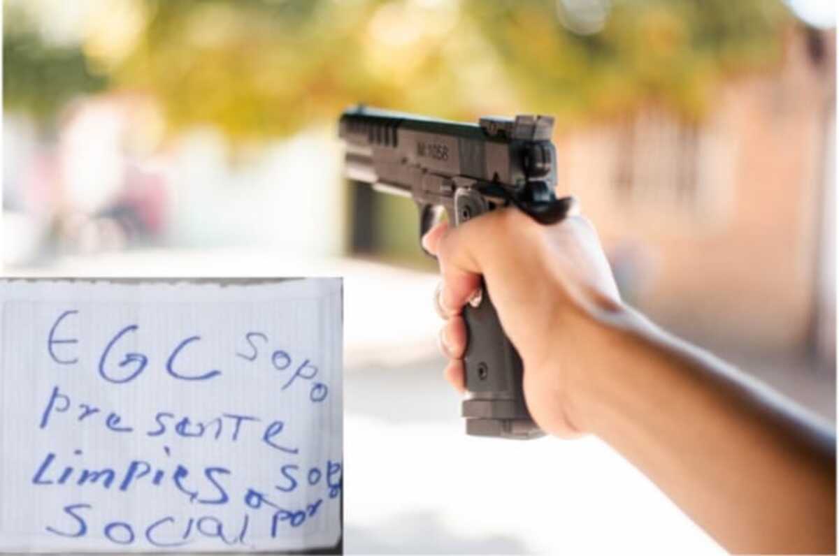 Matan a un hombre en Potrerillo y le dejan mensaje firmado por el EGC