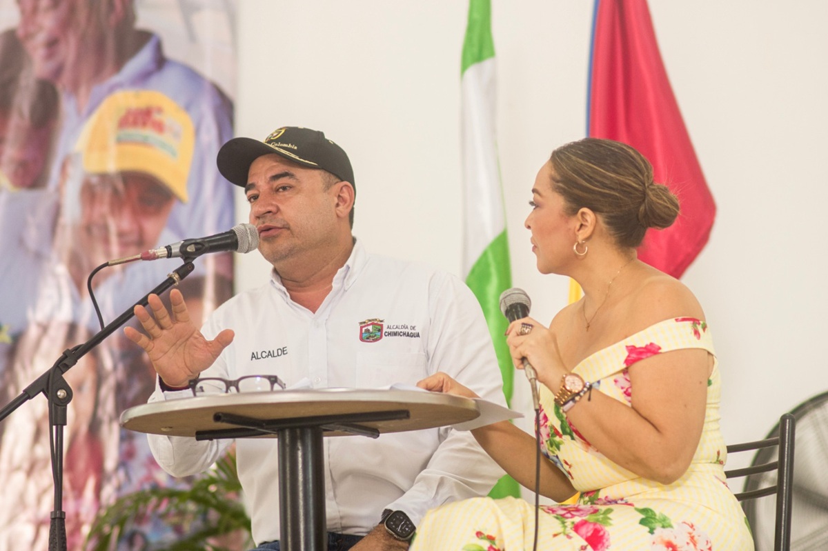 Alcalde de Chimichagua, José David Rocha rindió cuentas vigencia 2024: avances en seguridad, educación y apoyo rural 