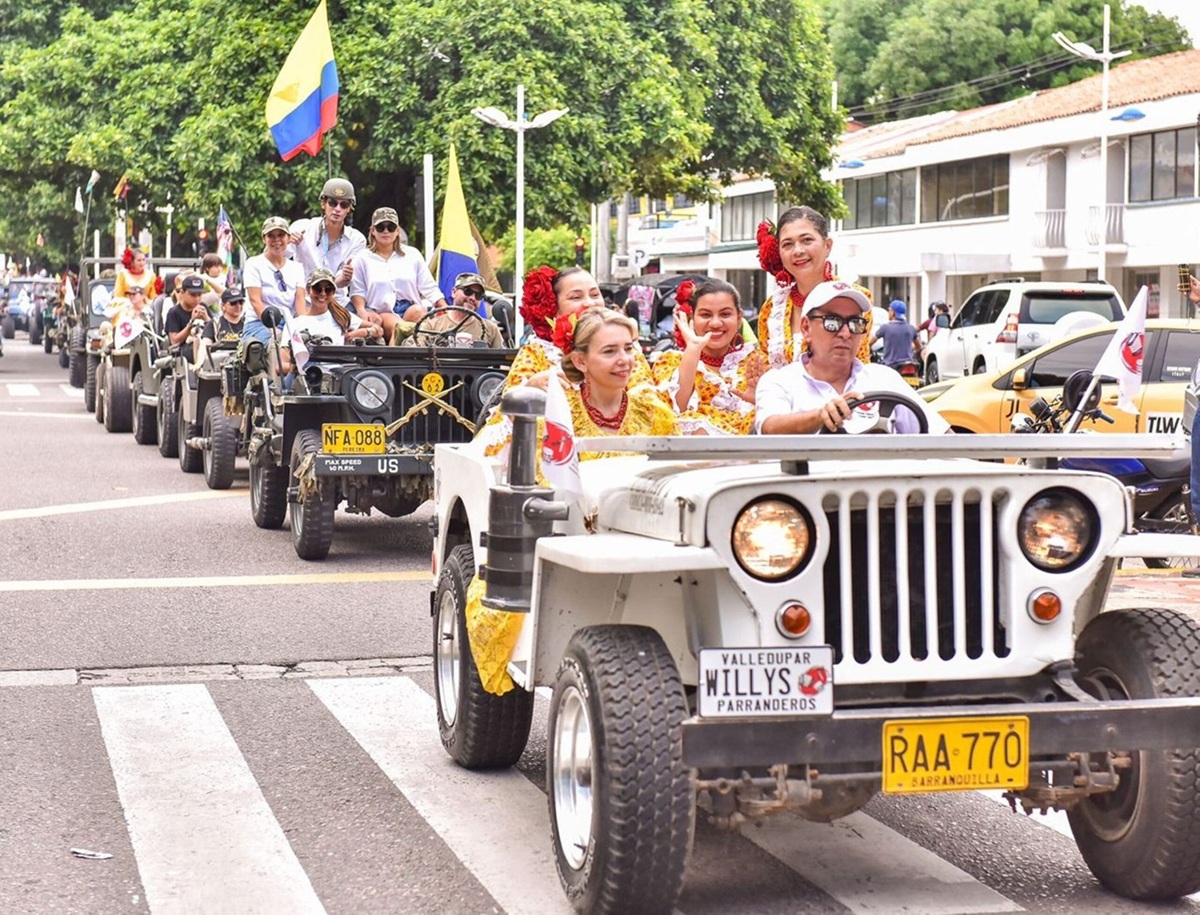 Festival Vallenato 2025: esta es la ruta del desfile Jeep Willys Parranderos
