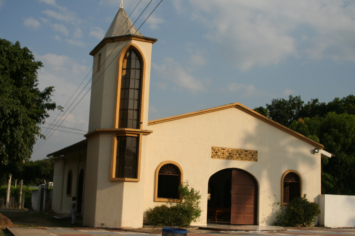 Iglesia Sagrado Corazón de Jesús en La Vega Arriba, corregimiento del Valledupar. Foto: EL PILÓN.