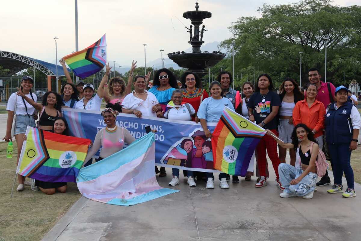 Conmemoración en el Parque de la Vida de las experiencias de vida transgénero y no binarias. Foto: Gobernación del Cesar.