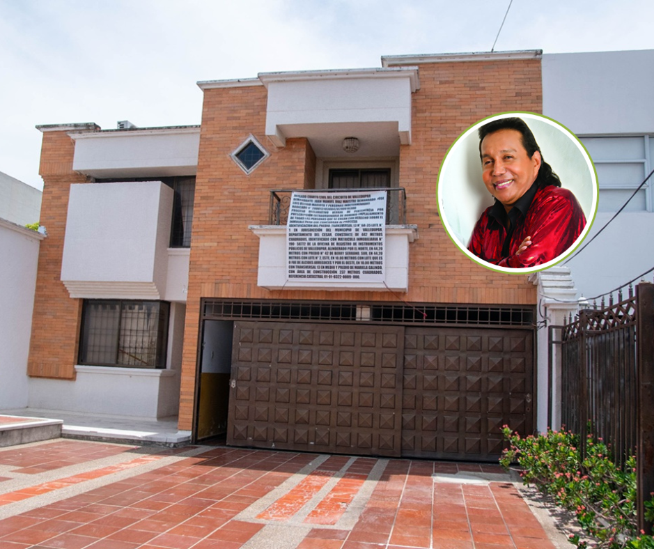 Casa de Diomedes Díaz en Valledupar bajo proceso judicial: un hermano del cantante demandó