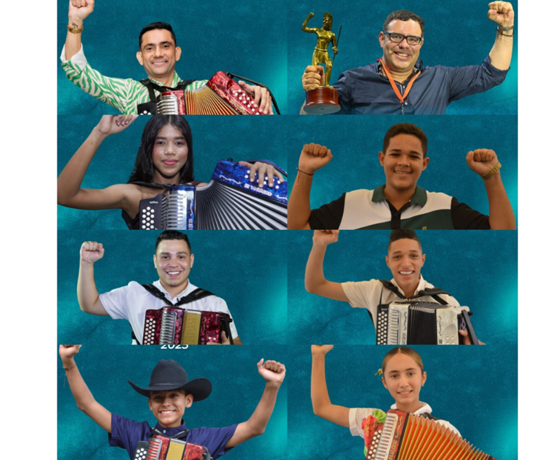 Cuadro de honor del Festival Vallenato 2025: estos son los ganadores de los diferentes concursos 